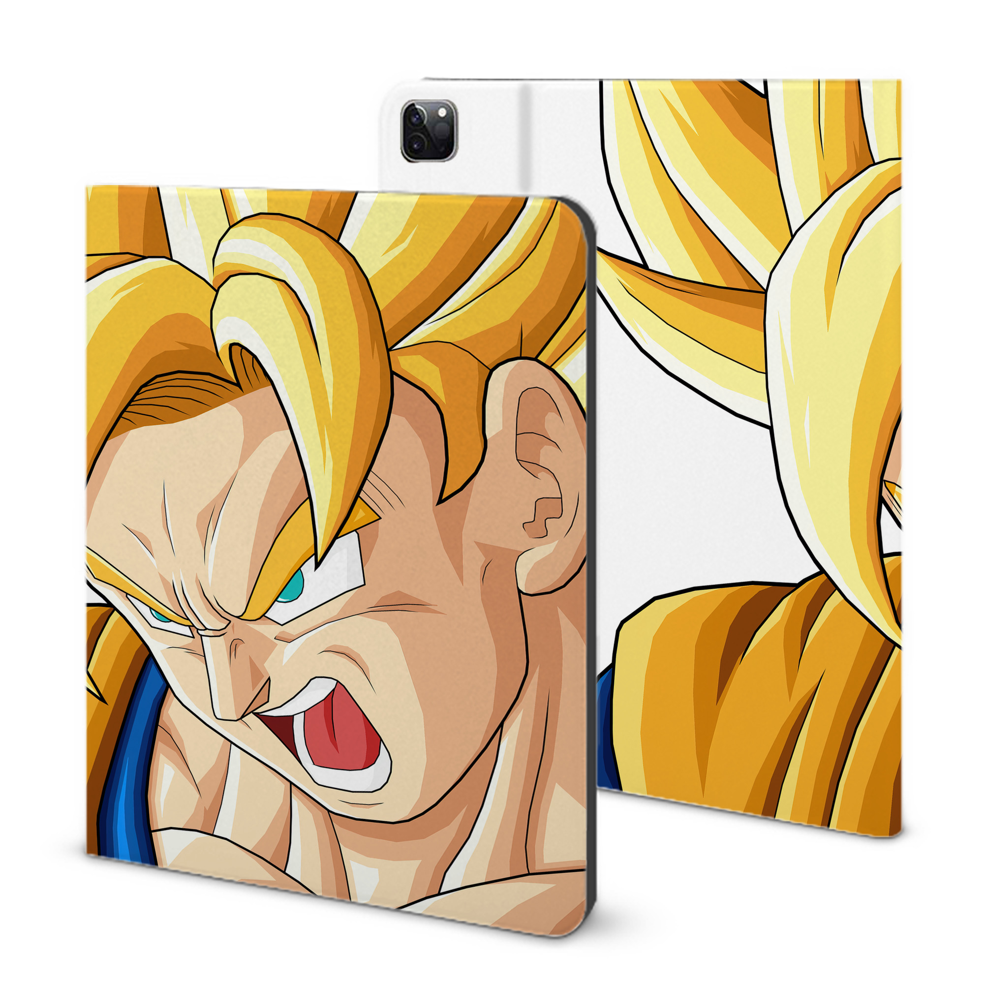 （画像用） ドラゴンボール DRAGON BALL IPad ケース ブック型 PUレザー TPU 耐衝撃 軽量 薄型 ペン収納なし 全面保護 IPad 各モデル対応